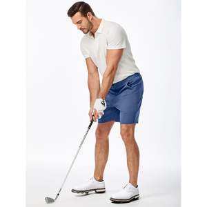 Custom <b>Men's</b> Classic-Fit 7\" Chino <b>Shorts</b> Summer Stretch Waist Cotton Twill Casual <b>Dress</b> <b>Shorts</b> with Pockets XS Sporty Style - Product Image 4