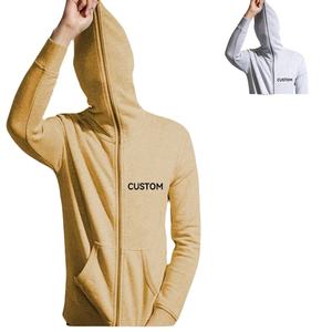 Sweats à capuche de qualité supérieure pour homme couleur et logo personnalisés Option unisexe sweat à capuche à fermeture éclair casual Streetwear sweats à capuche et sweats en vente - Product Image 3