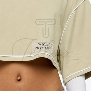 Women's Short Tees Crop <b>Tops</b> Casual wear Cotton made Women's T shirts in All Styles & Colors Women's Crop <b>Top</b> T-Shirt - Product Image 4