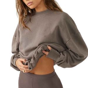 Conjunto de Dos Piezas de Felpa de 180g para Mujer, Estilo Casual de Verano, Personalizado, con Sudadera por Encima de la Rodilla, Poliéster y Elastano - Product Image 4