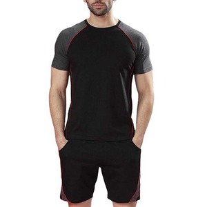 Ensemble de sport d'été respirant et décontracté pour homme : T-shirt et short de performance à séchage rapide, personnalisables - Product Image 1