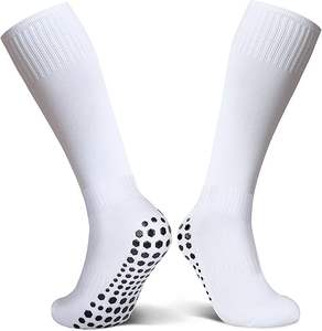 Chaussettes de sport pour adultes en polyester/nylon tricotées sur mesure, écologiques, respirantes, avec grip pour le football, le basketball et plus encore, antidérapantes - Product Image 3