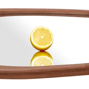 Miroir mural rond en métal fait main avec un design moderne suspendu, décoration minimaliste à thème naturel pour le salon, décoration intérieure - Product Image 2