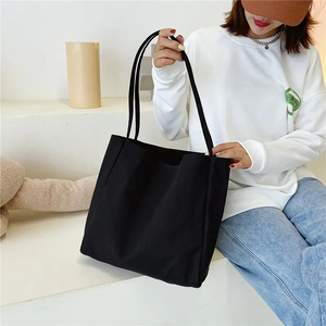 Sac fourre-tout de plage écologique personnalisé pour femme, haute qualité, vente en gros 2025, ouverture supérieure, lavage à la main, bandoulière, capacité 3L+, logo personnalisé 15 - Product Image 2