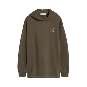 เสื้อฮู้ดดี้โอเวอร์ไซส์แฟชั่นสุดฮิตสำหรับผู้ชาย สวมใส่สบายๆ ในชีวิตประจำวัน ดีไซน์ไหล่ตก พร้อมเนื้อผ้านุ่มอุ่น - Product Image 1