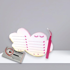 Outils de précision pour cils, en acrylique solide, durables, réutilisables, écologiques, plaque magnétique circulaire en forme de papillon pour cils - Product Image 5