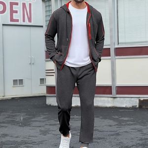 เสื้อฮู้ดดี้และชุดวอร์มผู้ชาย QUICKSHOW สตรีทแวร์ แต่งผ้าแบบ Patchwork ซิปปิด ป้องกันลม ผ้าฝ้าย 100% เนื้อหนา ทรงหลวม ไหล่ตก แบบครอป - Product Image 1