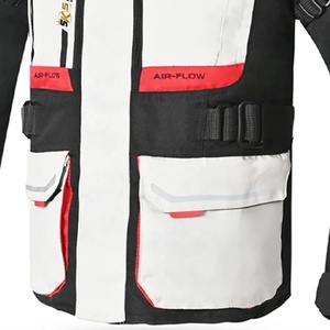 Chaquetas de Motociclismo para Carretera y Todoterreno, Impermeables, Resistentes al Viento, Protección para las Cuatro Estaciones, 100% Poliéster, Ropa de Motociclista - Product Image 4