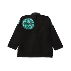 Nuevo Kimono Brasileño de Jiu-Jitsu Negro para Artes Marciales, Uniforme 100% Algodón Transpirable, Ajuste Personalizado, Logotipo Personalizado, Shoyorol Lote 60 440gsm - Product Image 2