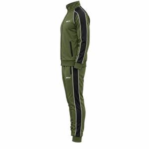 Custom <b>Men</b>’s Athletic Tracksuit <b>Set</b> Full Zip Sports Training Jacket with Matching Jogger Pants for Gym Running Teamwear - Product Image 2