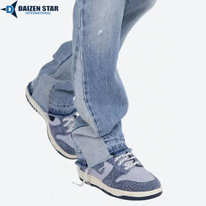 Pantalones Vaqueros Clásicos de Mezclilla para Hombre, Estilo Urbano, Cómodos para Uso Diario, Elásticos, 100% Algodón, Ecológicos, Alta Calidad, Venta al Por Mayor - Product Image 6