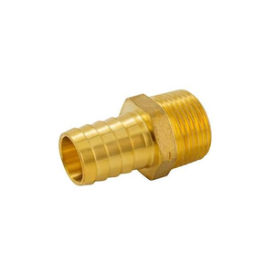 Brass Air <b>Hose</b> Barb Fittings with <b>1</b>/8 <b>1</b>/4 3/8 and <b>1</b>/2 <b>Inch</b> Threaded Connections for Pneumatic Systems - Product Image 2