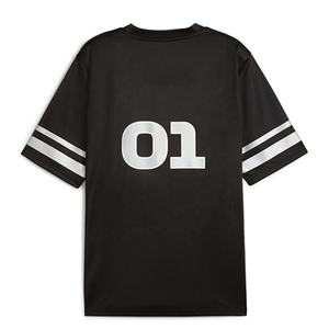 Maillot de football américain personnalisé en mesh, uniforme d'équipe surdimensionné, t-shirt de sport respirant, vêtement de performance à séchage rapide, OEM - Product Image 4
