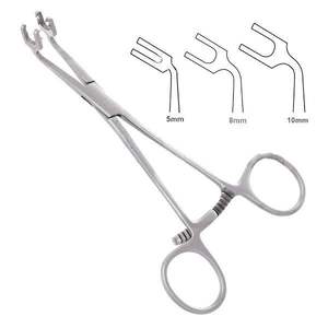 Pince à os Ikuta manuelle, 5,5 pouces, angulaire, 5 mm, en acier inoxydable, instrument chirurgical orthopédique pour la fixation osseuse, chirurgie osseuse médicale - Product Image 5