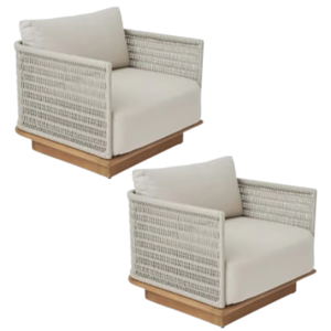 Sofás de Jardín con Estructura de Ratán, Forma Cuadrada, Sofá para Jardín y Sala de Estar, Súper Cómodo, Muebles para el Hogar y Hoteles - Product Image 3