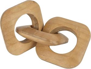 Escultura Geométrica Decorativa de Madera Natural Ecológica para Mesa, Decoración del Hogar, Adorno para Bodas - Product Image 4