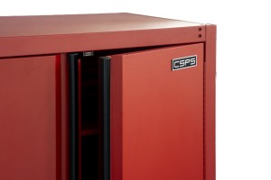 Wholesale 91cm Red Steel <b>Lockable</b> Tool <b>Cabinet</b> with 2 Shelves for Garage Workshop <b>Storage</b> - Product Image 4