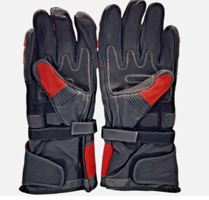 Factory Price Motorbike Gloves Protection <b>Full</b> Finger Leather Motorcycle Gloves Carbon Fiber Waterproof Non <b>Slip</b> Cycling Gloves - Product Image 2