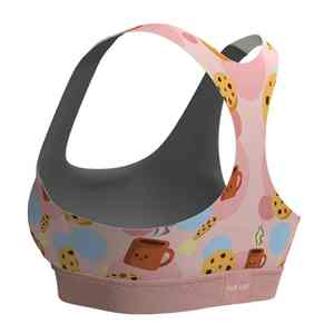 Soutien-gorge de sport côtelé sans couture personnalisé, léger, en nylon et polyester, pour le yoga, la gym et les entraînements, pour femmes, vêtements de sport - Product Image 6