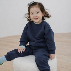 JALBEBE Set Unisex per Neonati, Felpa a Maniche Lunghe e Pantaloni Jogger in 95% Cotone Spandex, Tuta in Due Pezzi Tinta Unita - Product Image 6