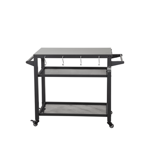 Carrello da Esterno a 3 Ripiani con Ruote per Griglia, Tavolo Blackstone, Fornello a Propano per Forno Pizza e Preparazione Cibo - Tavolo Blackstone a Propano - Product Image 1