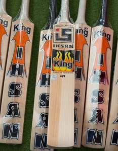 Bate de Críquet Ligero Ihsan Sports Serie Clásica Edición Kings, Madera de Sauce Inglesa, con Funda Protectora y Lámina Antideslizante para Mayor Agarre - Product Image 4