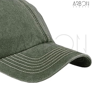 Casquettes 6 panneaux en sergé de coton délavé effet vieilli, durables, légères, confortables, nouvelle tendance, haute qualité, pour adultes - Product Image 3