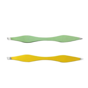 Pinzas Profesionales de Doble Punta Kaamir Instruments, de Acero Inoxidable, con Punta Inclinada para Depilar Cejas, Modelo con Logotipo Personalizado - Product Image 3