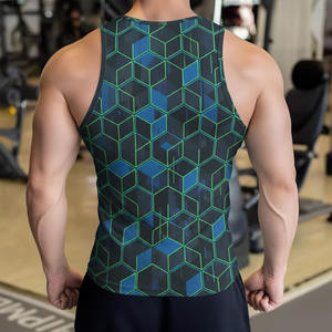Most Popular <b>Men's</b> <b>Tank</b> <b>Tops</b> Polyester Cotton Blend 3D Print <b>Men's</b> <b>Tanks</b> <b>Tops</b> Breathable & Comfortable <b>Tank</b> <b>Tops</b> Custom Logo - Product Image 2