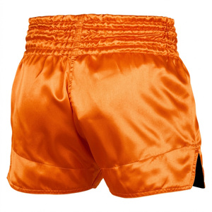 Pantalones Cortos de Muay Thai Personalizados al por Mayor con Logotipo, Pantalones de Entrenamiento de Satén para Kickboxing, OEM, MOQ Bajo, Equipo de Artes Marciales - Product Image 2