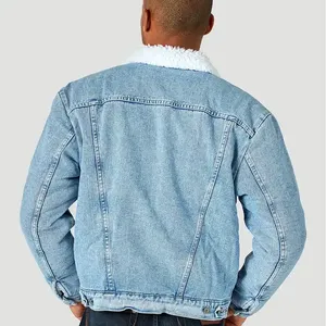 Chaqueta de mezclilla de cachemira para hombre, gruesa y cálida, para otoño e invierno. - Product Image 2