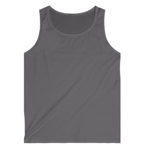 Débardeur côtelé blanc 100 % personnalisé pour homme, coupe ajustée, col ras du cou, en coton, avec impression de logo sur mesure, vente en gros - Product Image 6