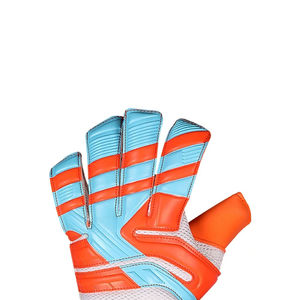 Guantes de Portero de Fútbol de Cuero Profesionales de Alta Calidad, Logotipo Personalizado, Diseño Transpirable, Cierre de Gancho y Bucle en los Dedos - Product Image 6