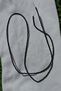 2 MM Grey Moissanite Faceted Round Beads Hand Made Faceted Cut making For Jewelry - Product Image 4