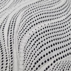 Tissu en dentelle extensible à motif vague abstrait, couleur personnalisée, Nylon Spandex, 150 cm, découpe libre, tricot chaîne léger, pour robes de mariée et lingerie - Product Image 2