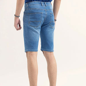 Slim Fit Denim Shorts Strech Waist Casual Streetwear Ripped <b>Jean</b> Bottoms 100% Cotton Washed Shorts Oem Wholesale Supplier - Product Image 3