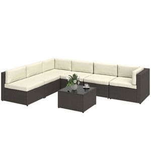Set da Pranzo per Esterni in Ferro e Legno, Arredamento da Giardino per Cortile - Collezione di Mobili da Patio - Product Image 2