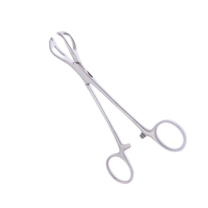 Pinzas para tejidos de 6 pulgadas (152 mm) con 1x2 dientes, articulación de caja, de acero inoxidable, instrumento quirúrgico veterinario para uso médico y quirúrgico - Product Image 1
