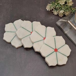 Amazing Design Marble Coaster Stone Coaster Wood Marble Coaster Stone and Coaster Tea Place Mats At very good factory Price - Product Image 4