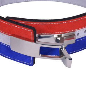 Cinturón de Levantamiento de Pesas Ajustable, Cinturón de Cuero PU para Gimnasio y Fitness, Soporte Lumbar Unisex, Cinturón de Entrenamiento de Fuerza - Product Image 6