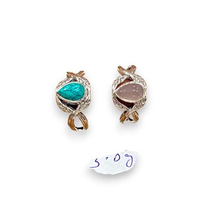 Vintage Smooth Gemstone 925 Sterling Silver Artist Designer Jewelry - Product Image 1