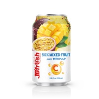 330Ml Passievruchtensap In Blik Drinkt Uit 50% Vers Sap Met Echte Fruitpulp, Hoogwaardige Groothandelsleverancier-Oem-Service