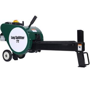 Portable 7 Ton Electric Log Splitter 2HP 16A Horizontal Firewood Splitting Machine Double Flywheel Hotizontal <b>Forestry</b> <b>Machinery</b> - Product Image 1