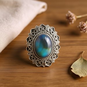 <b>Labradorite</b> Fine <b>Ring</b> 7.8 Grams - Product Image 3