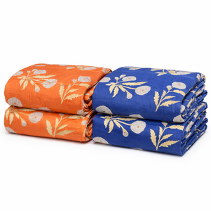 Tissu Popeline Peignée Léger, Respirant et Absorbant l'Humidité, Écologique et Biologique, Imprimé Le Souvenirs, pour Robe Femme - Product Image 1