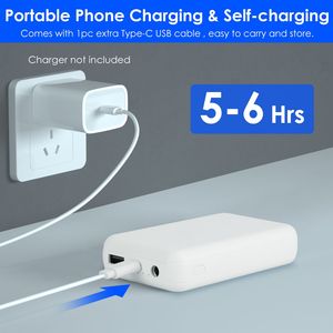 Power Bank Portatile 10000mAh con Cavo USB Type-C Compatibile con iPhone 14 e Android, Batteria per Scaldamani, Coperte e Gilet Riscaldati - Product Image 6