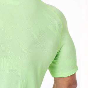 Camiseta Deportiva de Compresión para Gimnasio, de Alta Calidad, Elástica, Manga Corta, Corte Regular, Color Personalizado, 100% Algodón - Product Image 6