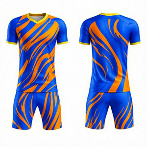 Conjunto de Uniforme de Fútbol Profesional, Camiseta y Pantalones Cortos, Nuevo Diseño, Duradero, Alta Calidad, Opción de Talla Personalizada - Product Image 3