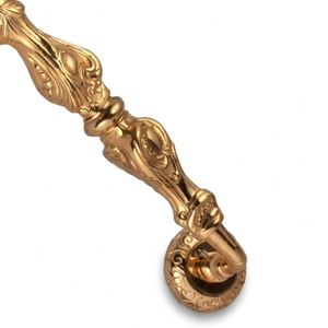 Manija de Puerta Arcturus de Lujo en Latón Sólido de 12 Pulgadas |   Diseño Moderno con Detalles Artísticos Grabados para Puertas Premium de Hotel - Product Image 2