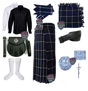 Conjunto de Kilt de Lana Acrílica Sólida de 5 Yardas, Personalizado al por Mayor, Duradero y Ligero, Traje Completo de Estilo Escocés para Hombre, ONSTYLE SPORTS - Product Image 4